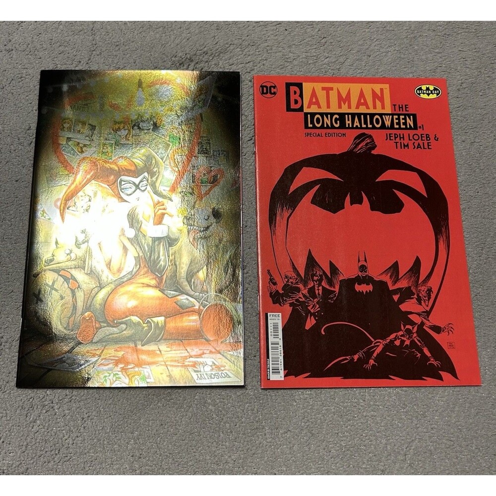 Harley Quinn #30 Rachta Lin Virgin Foil Batman: The Long Halloween #1 Special Ed
